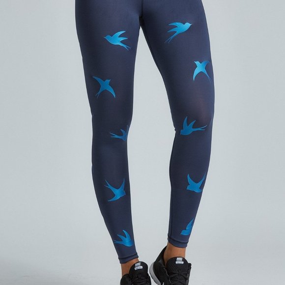 Blue bird leggings Clearance